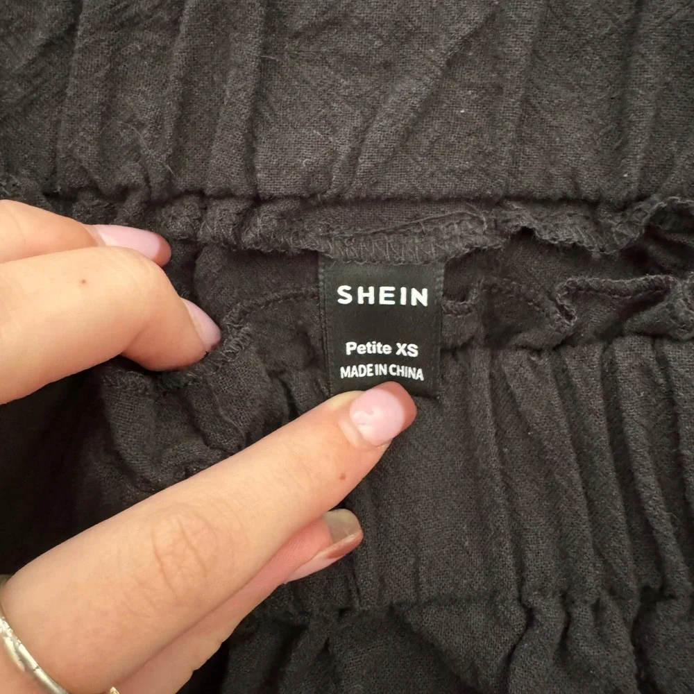 SHEIN Dark Brown Ruffled Mini Skirt - Picture 3 of 3